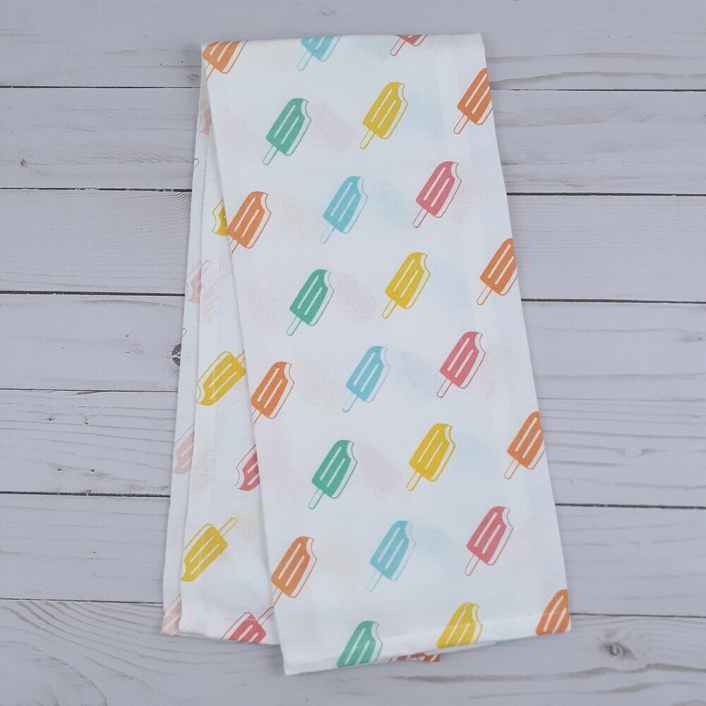 Kitchen Tea Towel Ice Cream Summer Popsicle